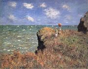 Claude Monet The Cliff Walk,Pourville France oil painting artist